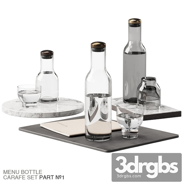 Dishes Decor Set 09 3dsmax Download - thumbnail 1