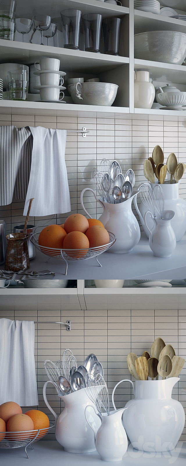 Dishes set – 3 3DSMax File - thumbnail 2