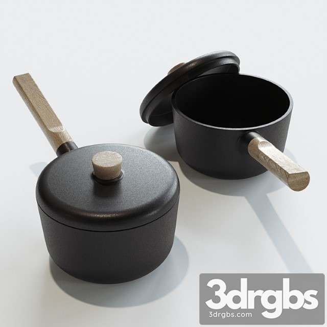 Eva solo nordic kitchen sauce pan 3dsmax Download - thumbnail 1