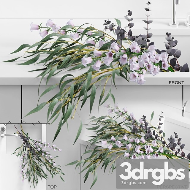 Flowers in sink 3dsmax Download - thumbnail 1