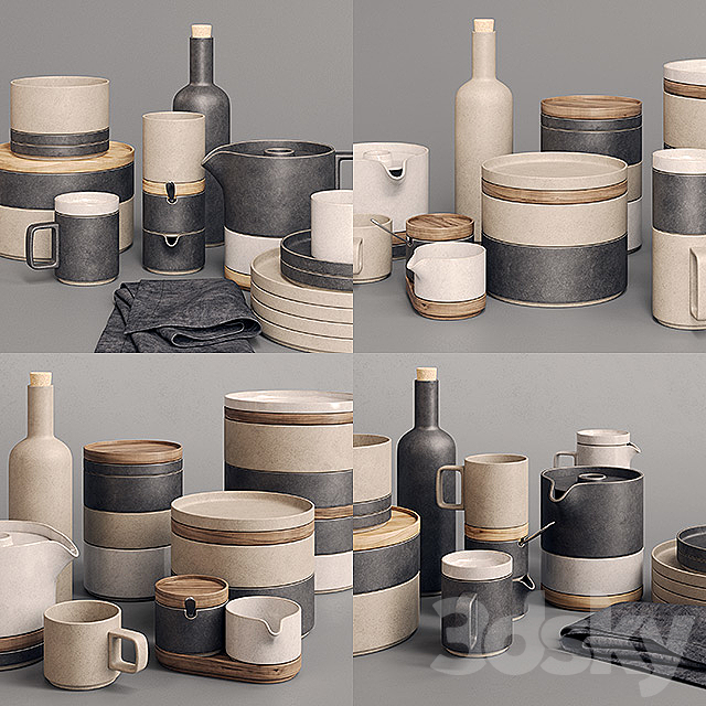 Hasami Porcelain Sets 3DSMax File - thumbnail 2