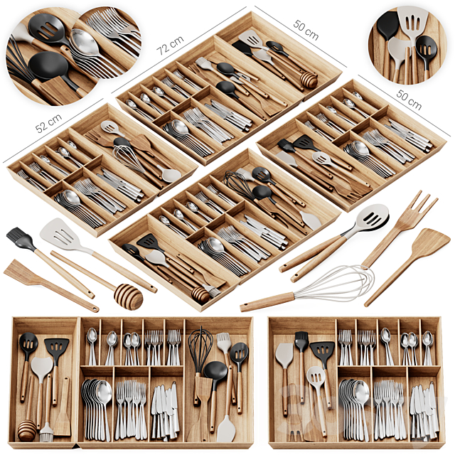 Ikea Organizer Uppdatera 3DSMax File - thumbnail 1