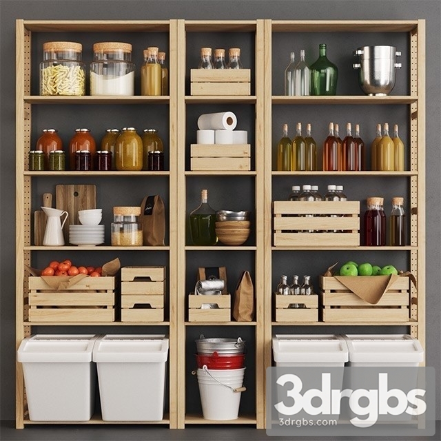 Ivar Kraft Crate Pantry 3dsmax Download - thumbnail 1