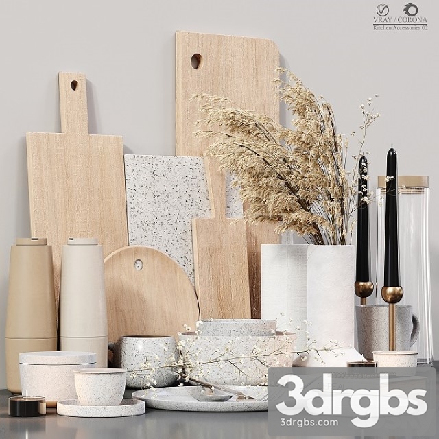 Kitchen Accessories 002 3dsmax Download - thumbnail 1