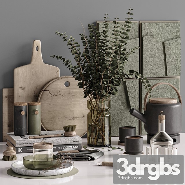 Kitchen accessories 007 3dsmax Download - thumbnail 1