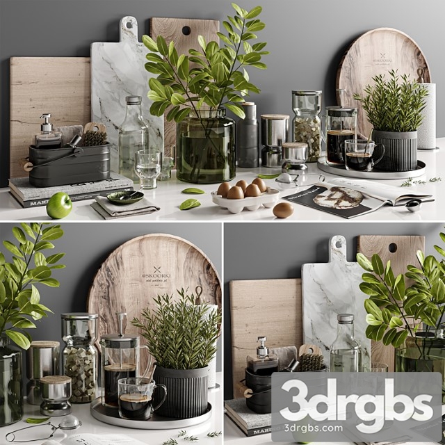 Kitchen accessories 013 3dsmax Download - thumbnail 1