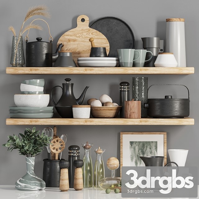 Kitchen Accessories 04 3dsmax Download - thumbnail 1