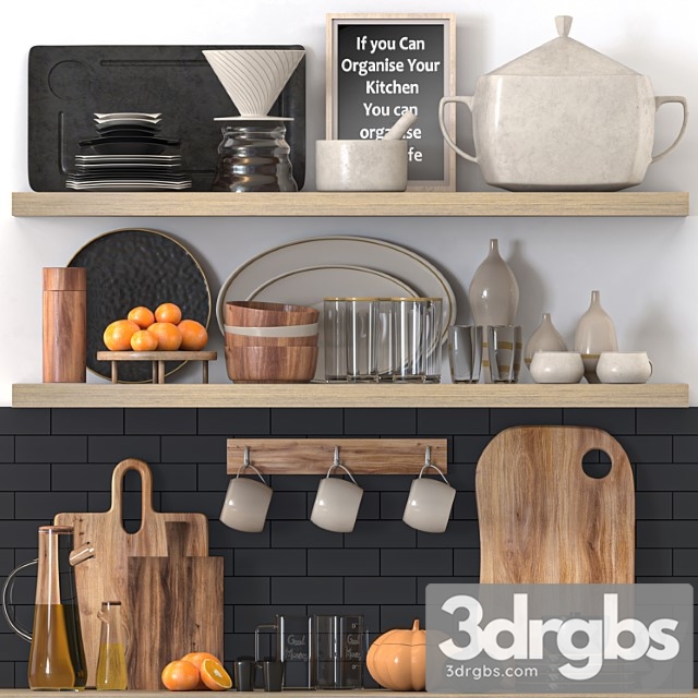 Kitchen Accessories 139 3dsmax Download - thumbnail 1