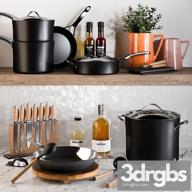 Kitchen accessories 19 3dsmax Download - thumbnail 1