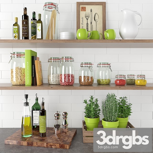 Kitchen Accessories 3 3dsmax Download - thumbnail 1