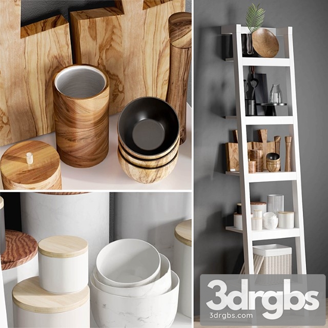 Kitchen Accessories 5 2 3dsmax Download - thumbnail 1