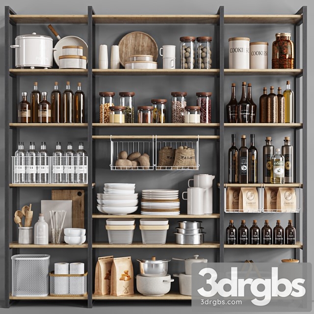 Kitchen Accessories 50 1 3dsmax Download - thumbnail 1