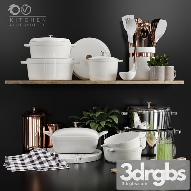 Kitchen Accessories 59 3dsmax Download - thumbnail 1