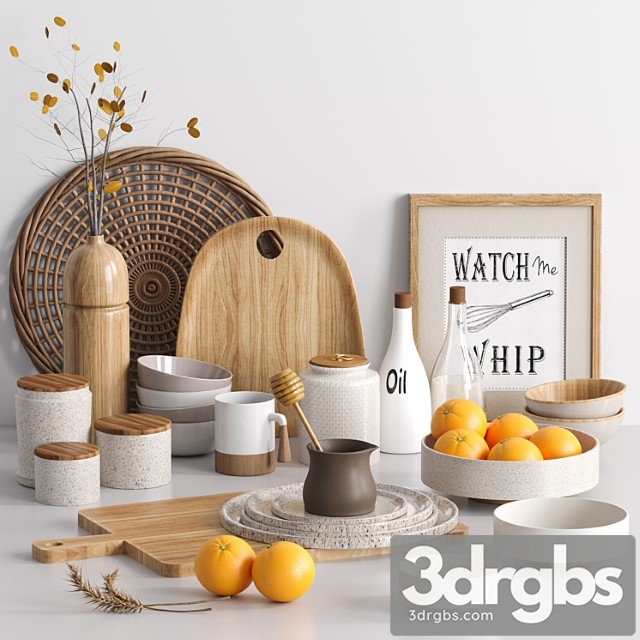 Kitchen Accessories003 3dsmax Download - thumbnail 1