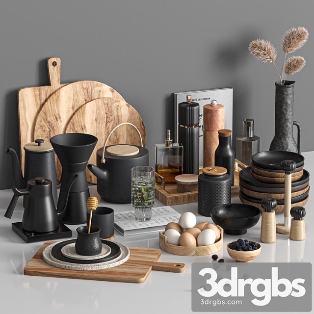 Kitchen accessories007 3dsmax Download - thumbnail 1