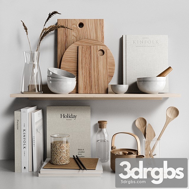 Kitchen Decor 002 3dsmax Download - thumbnail 1