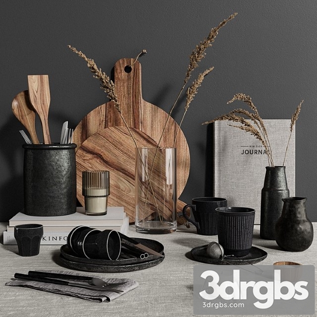 Kitchen Decor 03 3dsmax Download - thumbnail 1