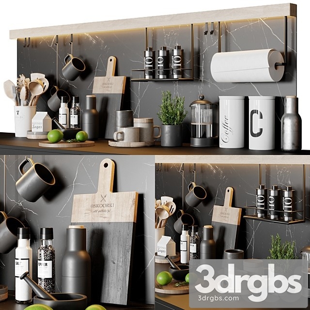 Kitchen Decor 1 3dsmax Download - thumbnail 1