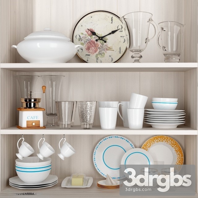 Kitchen Decor 132 3dsmax Download - thumbnail 1