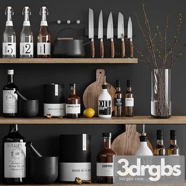 Kitchen Decor 19 3dsmax Download - thumbnail 1