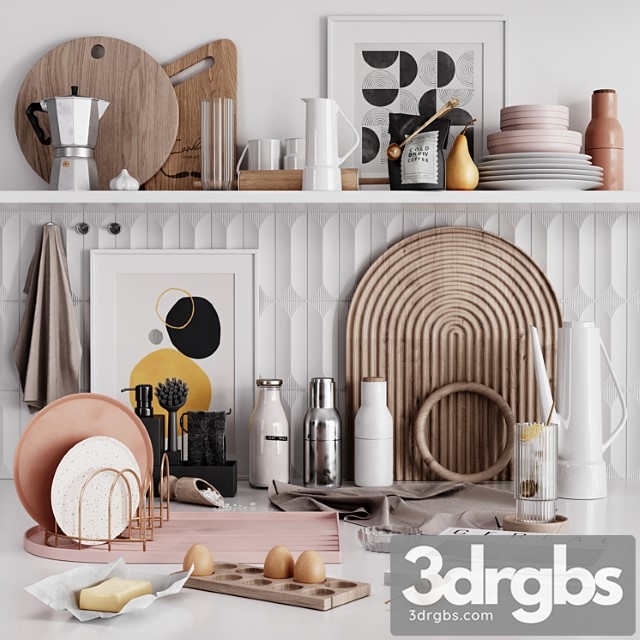 Kitchen Decor 22 3dsmax Download - thumbnail 1