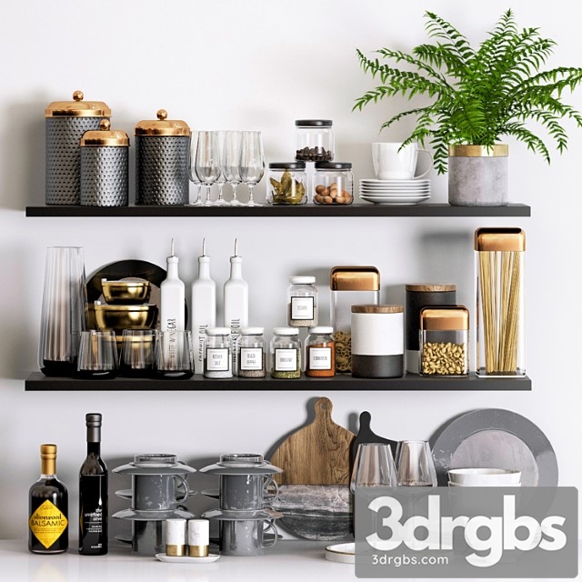 Kitchen Decor 32 3dsmax Download - thumbnail 1