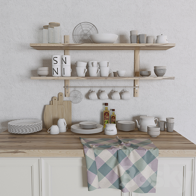 Kitchen Decor 3DSMax File - thumbnail 1