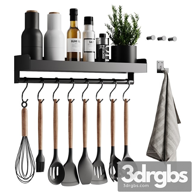 Kitchen decor 8 3dsmax Download - thumbnail 1