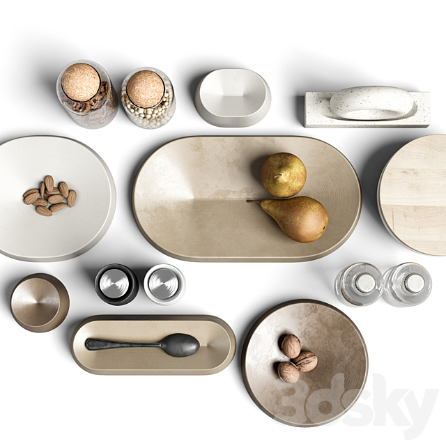 kitchen decor set 14 3DSMax File - thumbnail 2