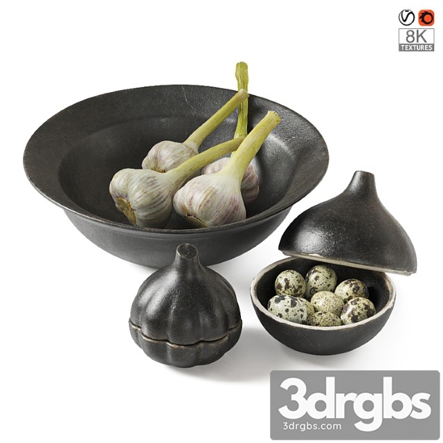 Kitchen Decor Set 3dsmax Download - thumbnail 1