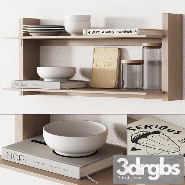 Kitchen Decor Set Accessories 05 3dsmax Download - thumbnail 1