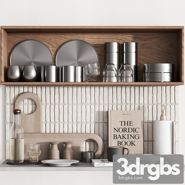 Kitchen Decor Set Accessories 06 3dsmax Download - thumbnail 1