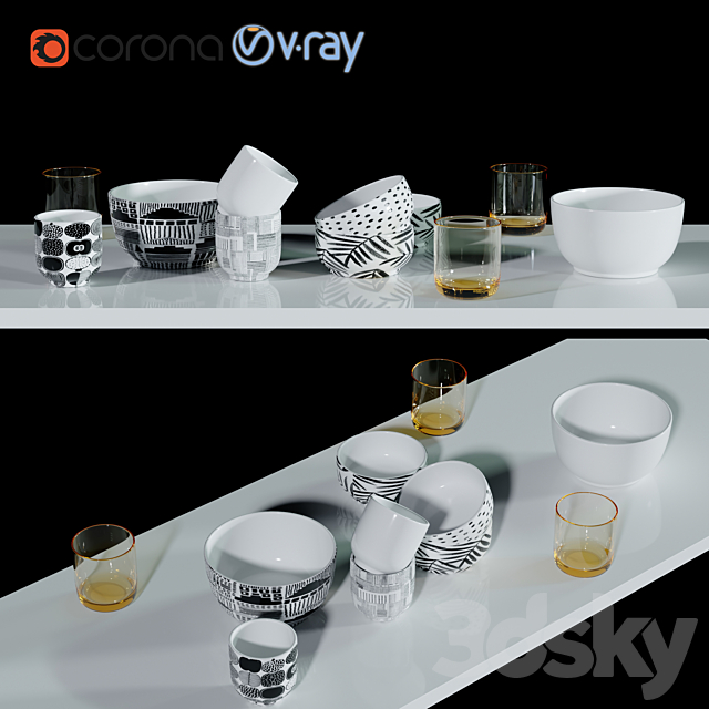 Kitchen Decoration Obje 3DSMax File - thumbnail 1