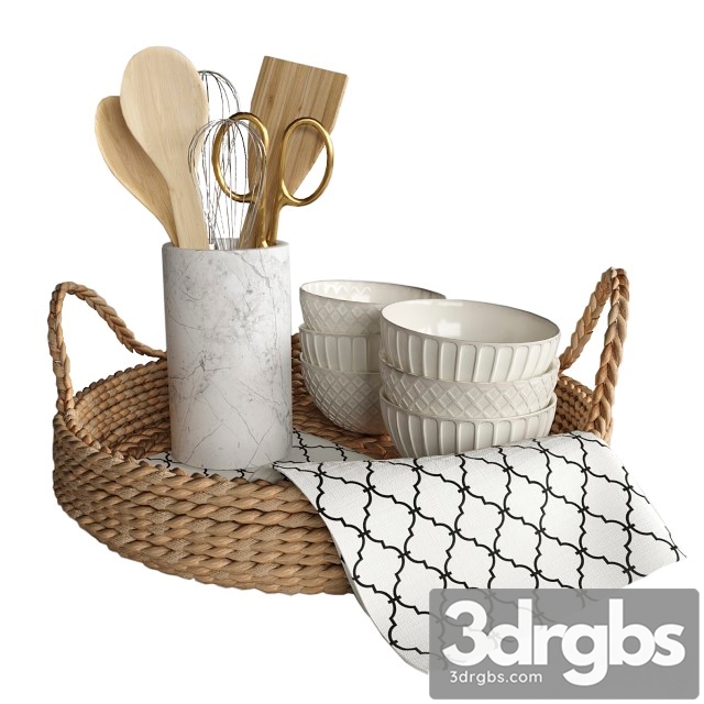 Kitchen Decorative Set 3dsmax Download - thumbnail 1