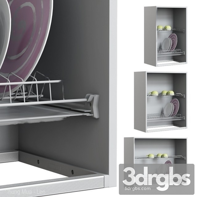 Kitchen Dish Rack 3dsmax Download - thumbnail 1