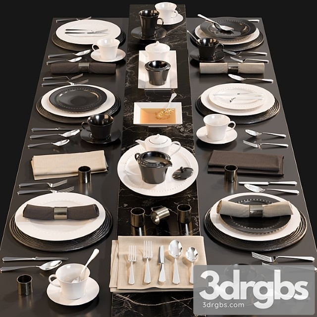 Kitchen serving table 2 3dsmax Download - thumbnail 1