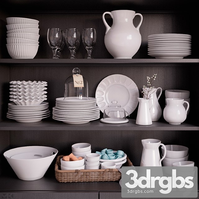 Kitchen Set 02 3dsmax Download - thumbnail 1