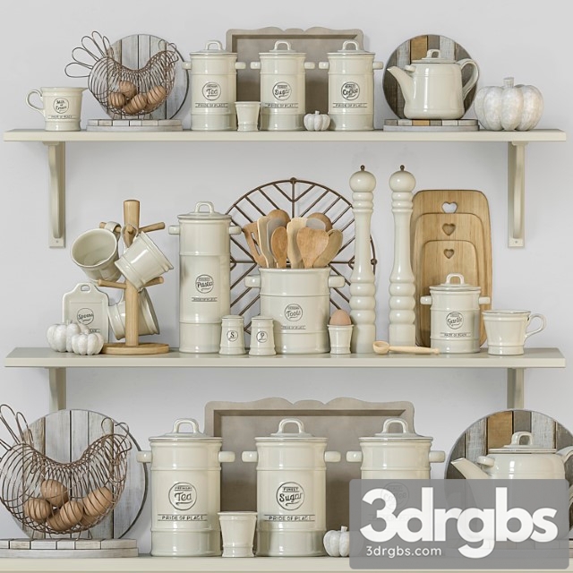 Kitchen Set 6 4 3dsmax Download - thumbnail 1