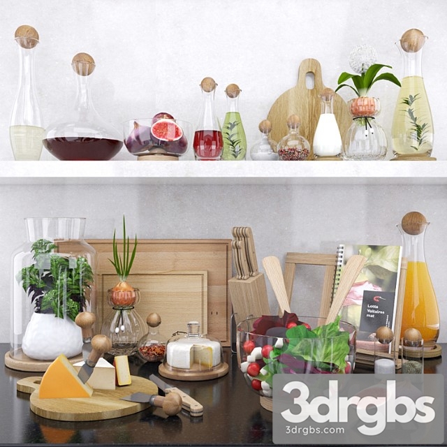 Kitchen set by sagaform 3dsmax Download - thumbnail 1