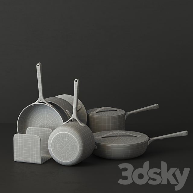 Kitchen set Caraway 3DSMax File - thumbnail 3