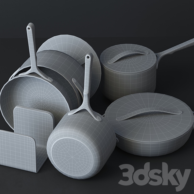 Kitchen set Caraway 3DSMax File - thumbnail 4