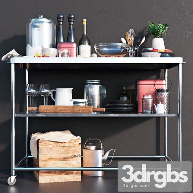 Kitchen set_2 3dsmax Download - thumbnail 1