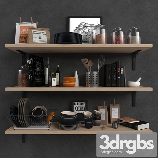 Kitchen Set_222 3dsmax Download - thumbnail 1