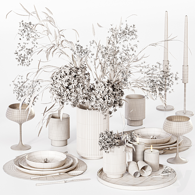 Kitchen tableware 020 3DSMax File - thumbnail 6