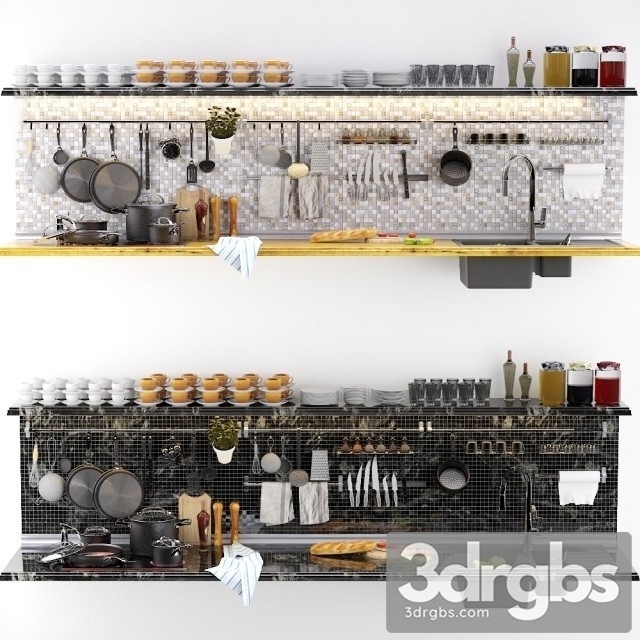 Kitchen Wall Hangings 3dsmax Download - thumbnail 1