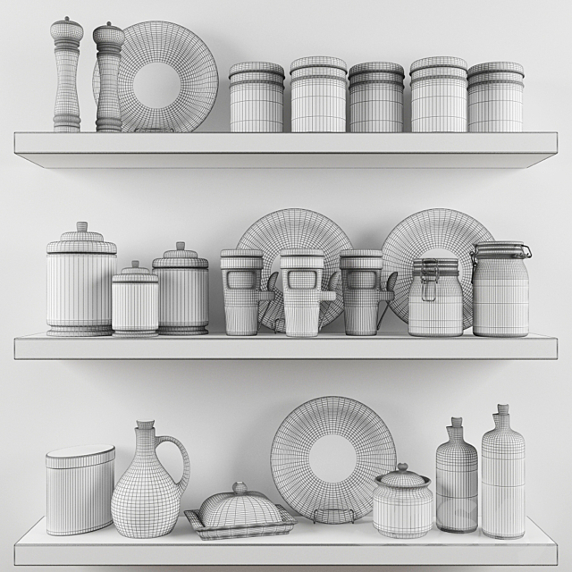 Kitchen_set2 3DSMax File - thumbnail 3