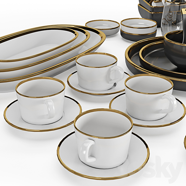 Kitchenware and Tableware 07 3DSMax File - thumbnail 2