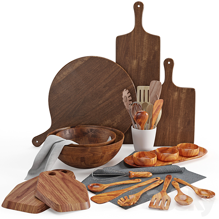 Kitchenware and Tableware 10 3DS Max - thumbnail 1