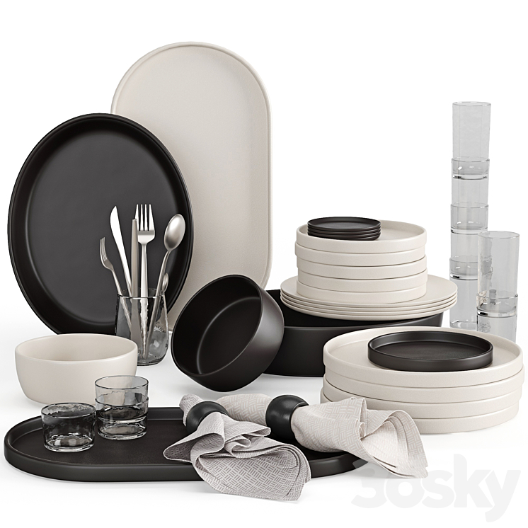 Kitchenware and Tableware 15 3DS Max - thumbnail 1