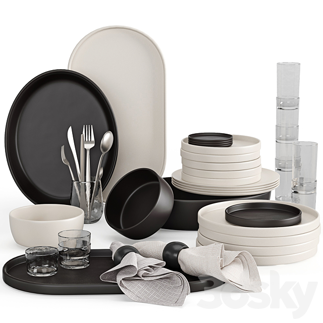 Kitchenware and Tableware 15 3DSMax File - thumbnail 1